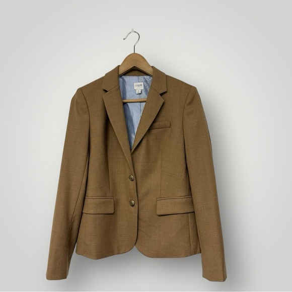 J.Crew Original Schoolboy Bazer in Camel Sz 2 - Picture 5 of 14
